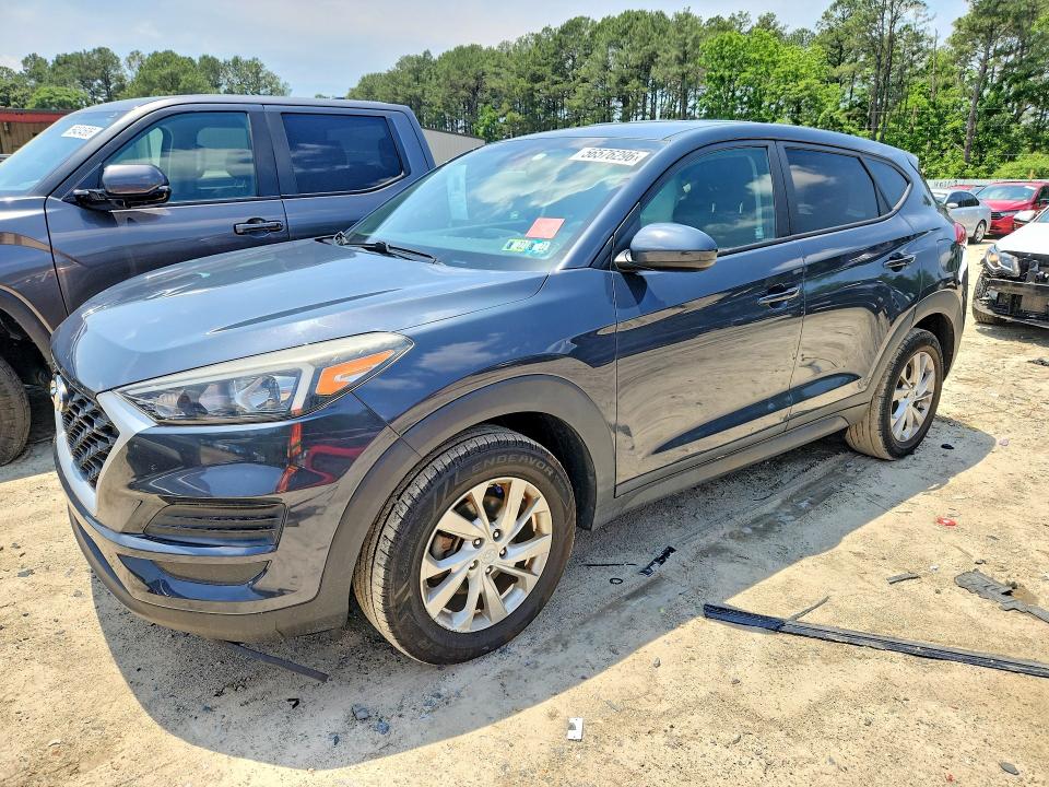 2019 Hyundai Tucson VIN KM8J23A48KU954021 COPART salvage auction — SIDE, Md - Cert Of Salvage > 75% Damage, sold $4,000 on 2026-07-07 (photo 1)