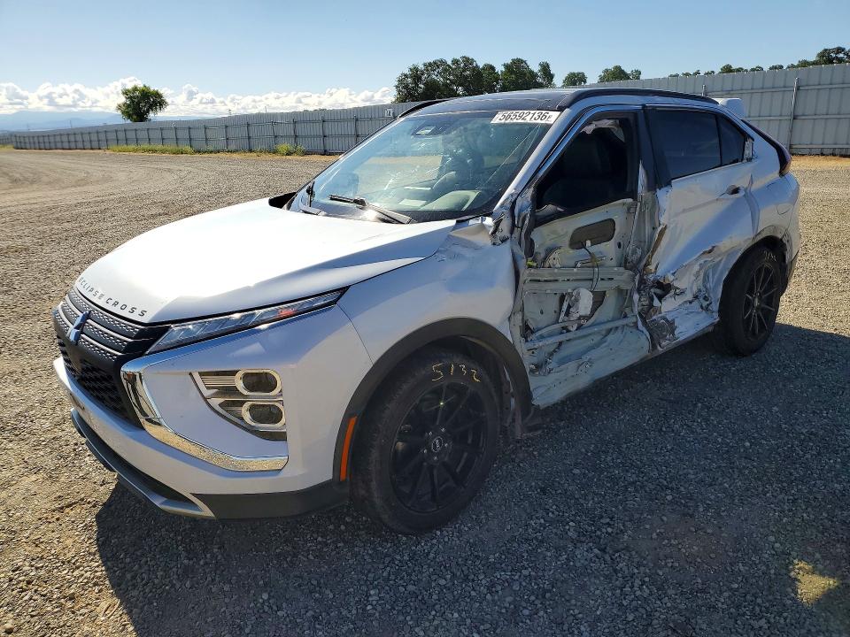 2022 Mitsubishi ECLIPSE VIN JA4ASWAA8NZ060307 COPART salvage auction — SIDE, Ca - Salvage Certificate, sold $3,700 on 2026-07-31 (photo 1)