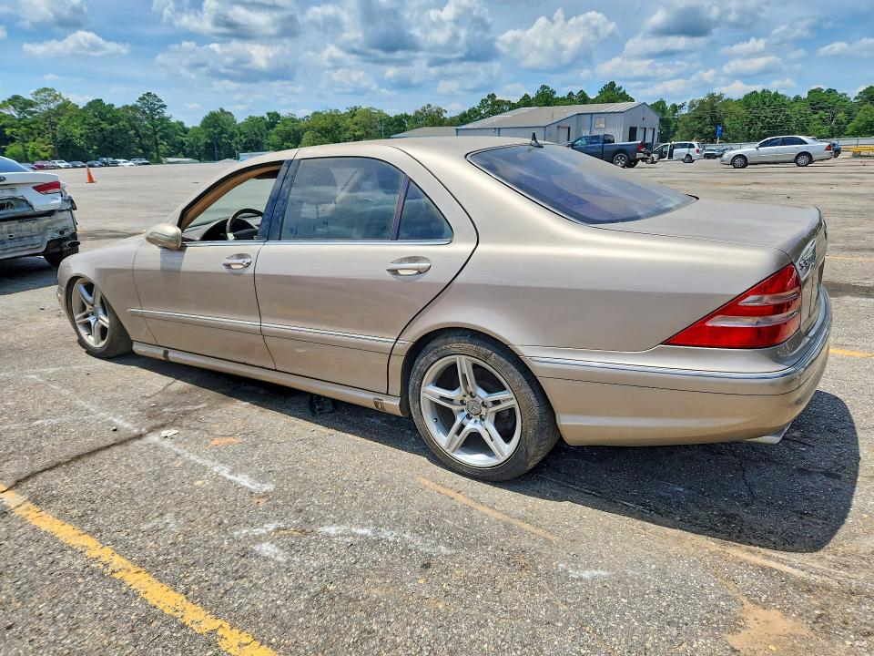 2002 Mercedes-benz S-klasse VIN WDBNG75J62A254173 COPART salvage auction — MINOR DENT/SCRATCHES, Al - Certificate Of Title (P), sold $400 on 2026-07-08 (photo 2)