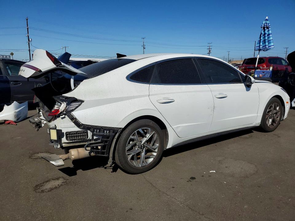 2020 Hyundai VIN 5NPEF4JA8LH038540 COPART salvage auction — REAR END, Ca - Salvage Certificate, sold $3,850 on 2026-07-15 (photo 3)