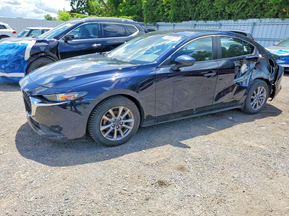 2022 Mazda 3 VIN JM1BPAB77N1500744 COPART salvage auction — SIDE, On - Permit Salvage, sold $5,400 on 2026-07-07 (photo 1)