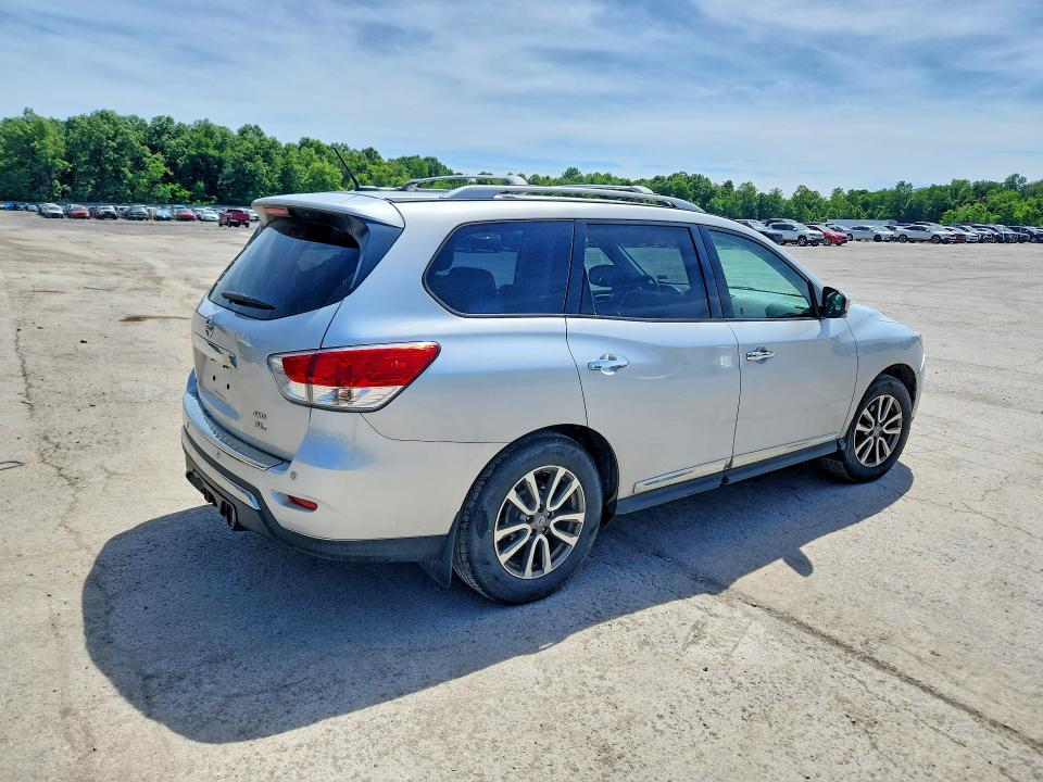 2015 Nissan Pathfinder VIN 5N1AR2MM5FC638377 COPART salvage auction — SIDE, Pa - Certificate Of Salvage, sold $1,450 on 2026-07-02 (photo 3)