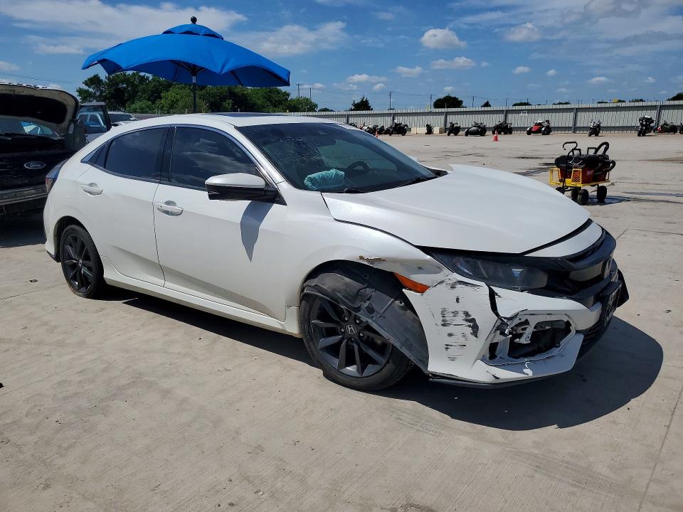2021 Honda Civic VIN SHHFK7H66MU228662 COPART salvage auction — UNDERCARRIAGE, Tx - Salvage Vehicle Title, sold $4,850 on 2026-07-09 (photo 4)