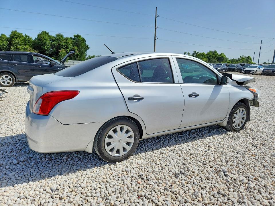 2019 Nissan Versa VIN 3N1CN7AP2KL821094 COPART salvage auction — FRONT END, Tx - Salvage Vehicle Title, sold $1,300 on 2026-07-09 (photo 3)