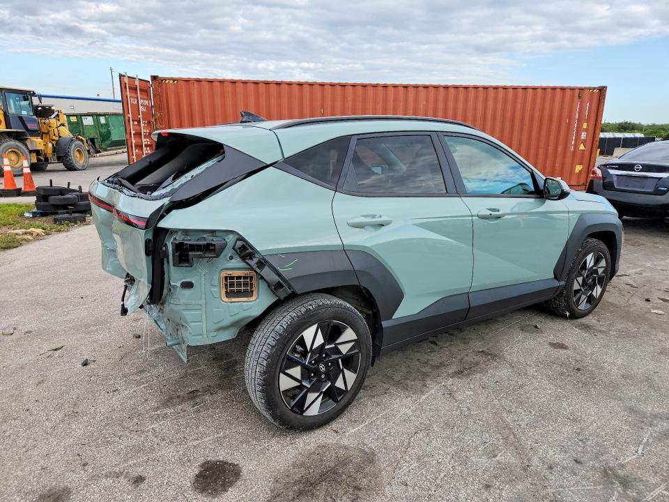 2024 Hyundai Kona VIN KM8HB3AB2RU118082 COPART salvage auction — REAR END, Fl - Certificate Of Destruction, sold $7,800 on 2026-07-16 (photo 3)