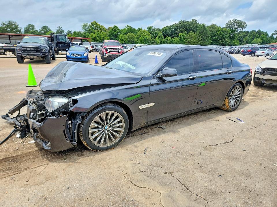2009 BMW 7er VIN WBAKB835X9CY60814 COPART salvage auction — FRONT END, Ms - Cert Of Title-Salvaged, sold $1,000 on 2026-07-10 (photo 1)