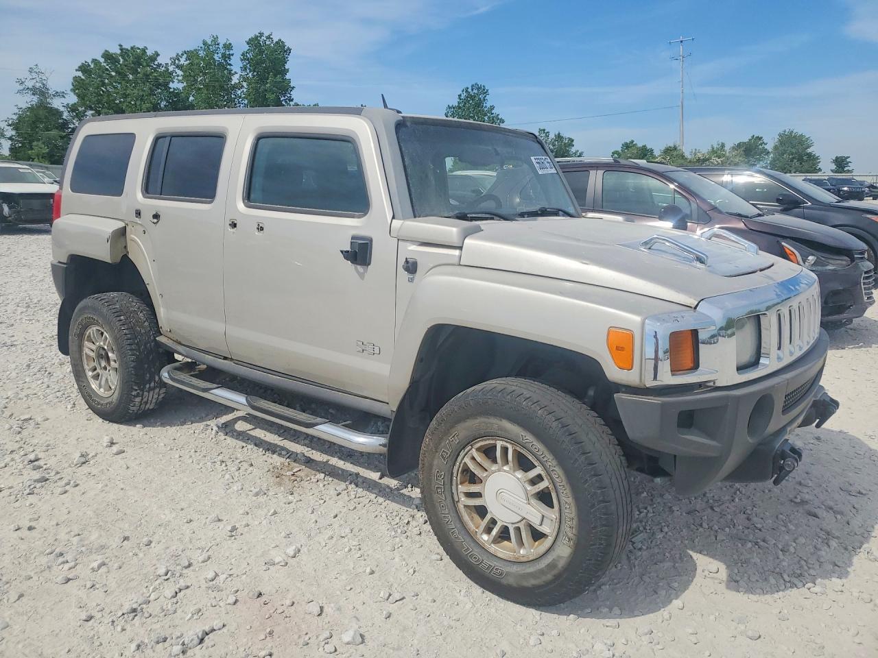 2007 Hummer H3 VIN 5GTDN13E778234768 COPART salvage auction — Front End, MI - CERTIFICATE OF TITLE, sold $600 on 2026-07-02 (photo 4)