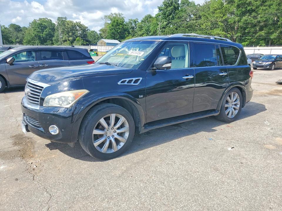 2014 Infiniti Qx80 VIN JN8AZ2NC6E9351785 COPART salvage auction — REAR END, Al - Cert Of Title-Salvage Title, sold $5,100 on 2026-07-20 (photo 1)