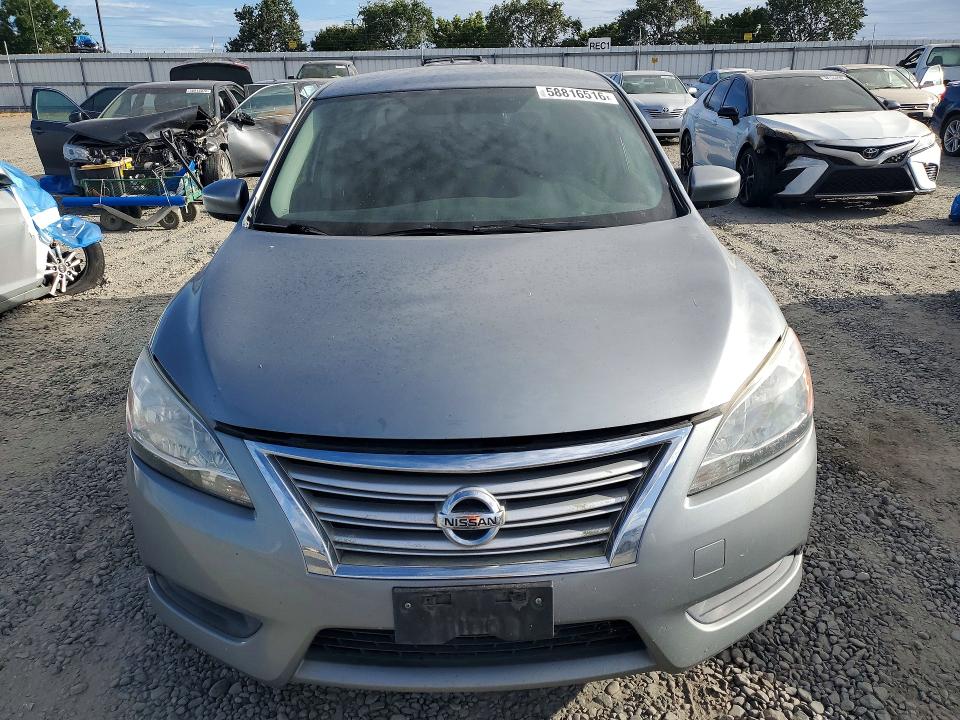2013 Nissan Sentra VIN 3N1AB7AP6DL619989 COPART salvage auction — REAR END, CA - SALVAGE CERTIFICATE, sold $275 on 2026-07-02 (photo 5)