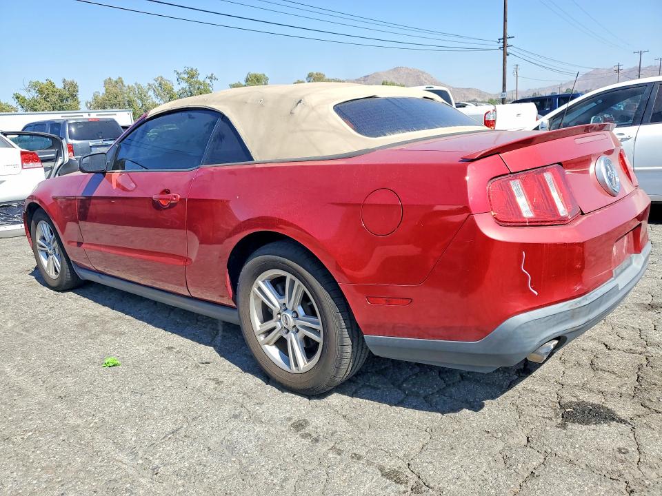 2011 Ford Mustang VIN 1ZVBP8EMXB5134368 COPART salvage auction — FRONT END, Ca - Salvage Certificate, sold $1,900 on 2026-07-02 (photo 2)