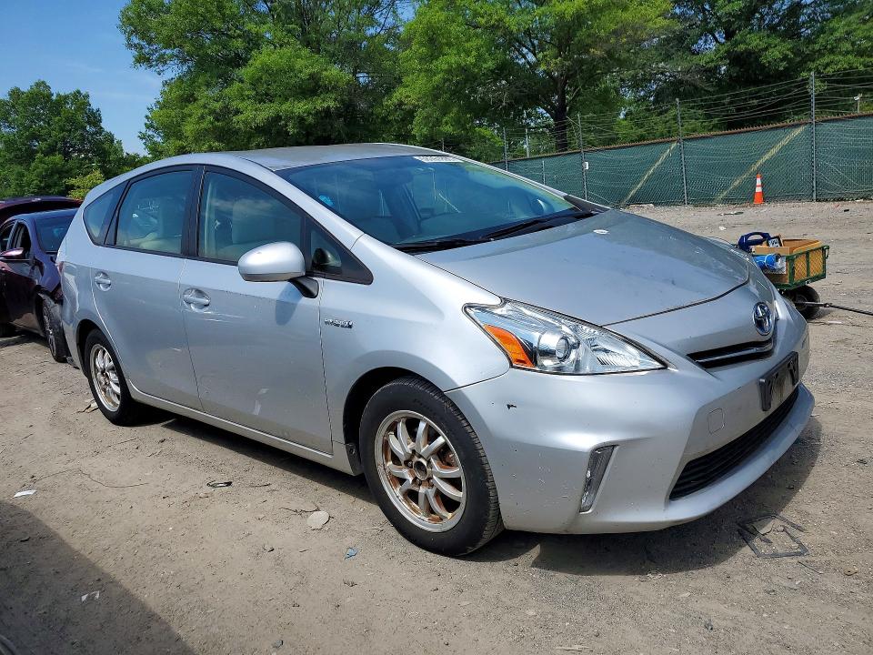 2013 Toyota Prius v VIN JTDZN3EU3D3211994 COPART salvage auction — SIDE, Salvage Title, sold $1,850 on 2026-07-09 (photo 4)