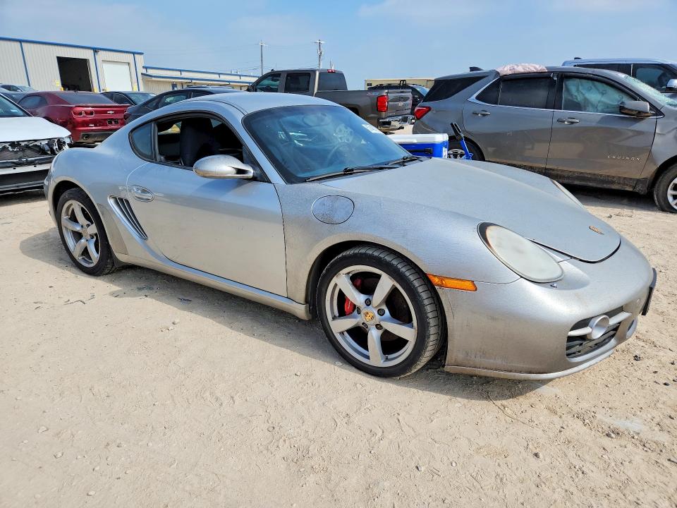 2006 Porsche Cayman VIN WP0AB29816U785391 COPART salvage auction — MECHANICAL, Tx - Certificate Of Title, sold $7,200 on 2026-07-30 (photo 4)