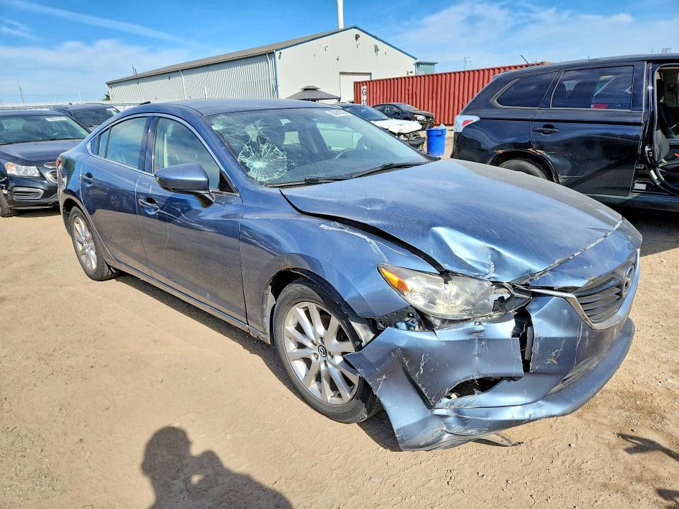 2014 Mazda 6 VIN JM1GJ1V68E1128809 COPART salvage auction — FRONT END, ON - PERMIT SALVAGE, sold $700 on 2026-07-16 (photo 4)