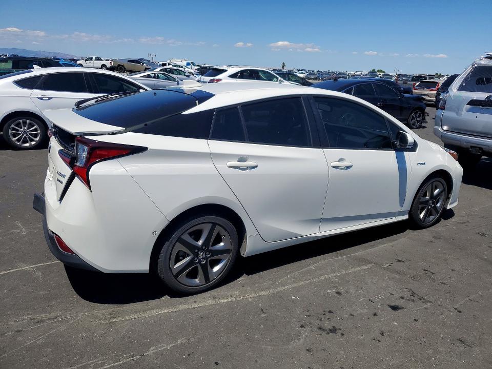 2019 Toyota Prius VIN JTDKARFU2K3093478 COPART salvage auction — REAR END, Ca - Salvage Certificate, sold $6,000 on 2026-07-13 (photo 3)