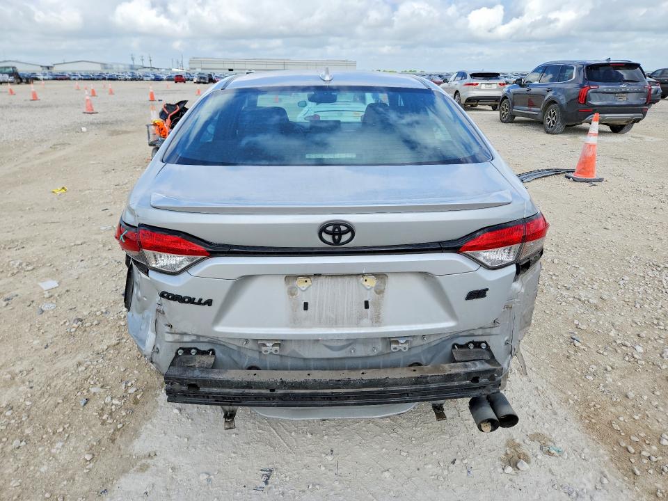 2022 Toyota VIN 5YFS4MCE2NP121945 COPART salvage auction — REAR END, Tx - Salvage Vehicle Title, sold $3,450 on 2026-07-30 (photo 6)