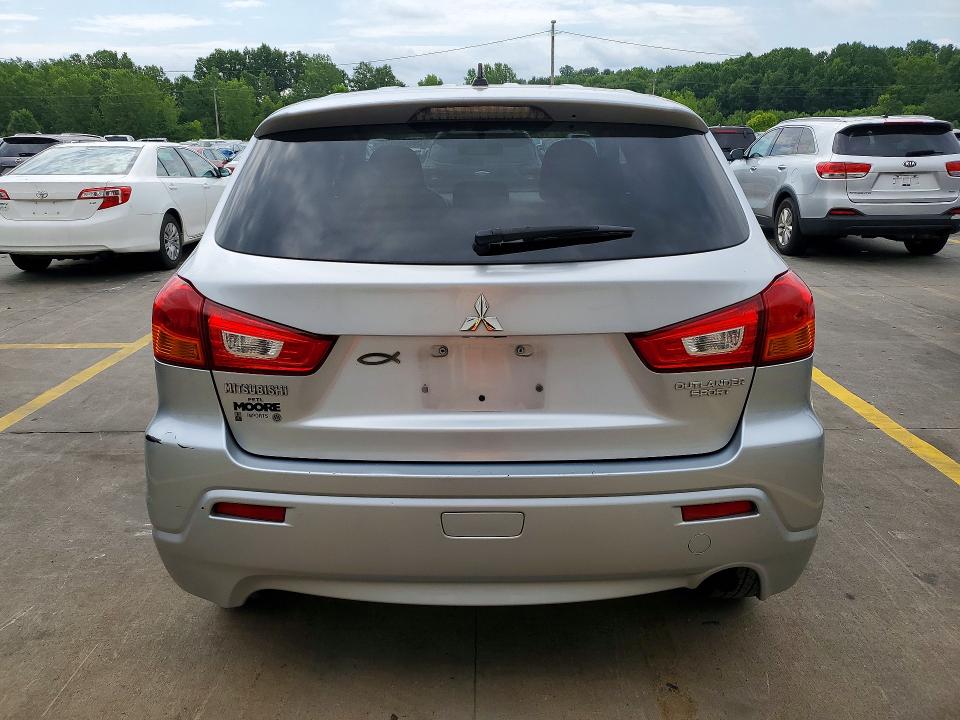 2011 Mitsubishi Outlander sport VIN JA4AP3AU8BZ010187 COPART salvage auction — FRONT END, Ky - Certificate Of Title, sold $975 on 2026-07-09 (photo 6)