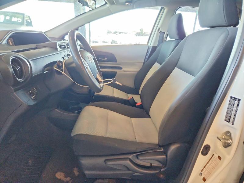 2013 Toyota Prius c VIN JTDKDTB32D1542352 COPART salvage auction — SIDE, CA - SALVAGE CERTIFICATE, sold $15 on 2026-07-27 (photo 7)