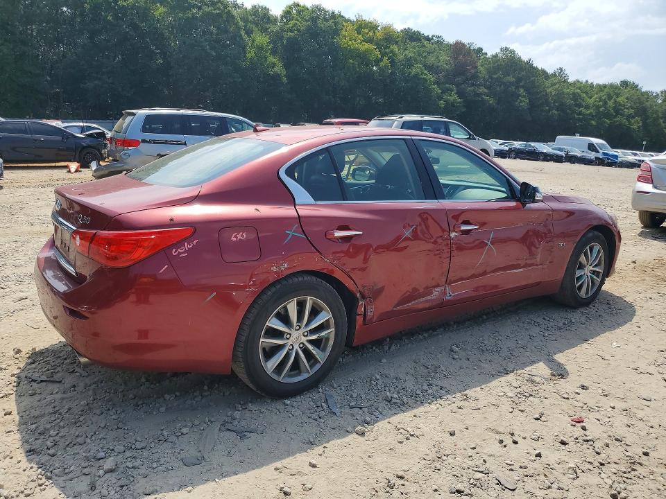2016 Infiniti Q50 VIN JN1CV7AP2GM203092 COPART salvage auction — SIDE, GA - CERT OF TITLE-SALVAGE, sold $2,850 on 2026-07-31 (photo 3)