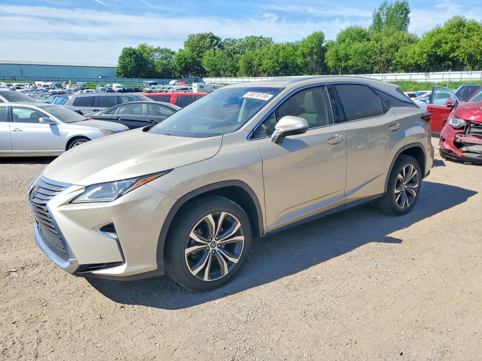 2018 Lexus Rx VIN 2T2ZZMCA8JC096343 COPART salvage auction — MECHANICAL, Mi - Certificate Of Title, sold $8,200 on 2026-07-22 (photo 1)