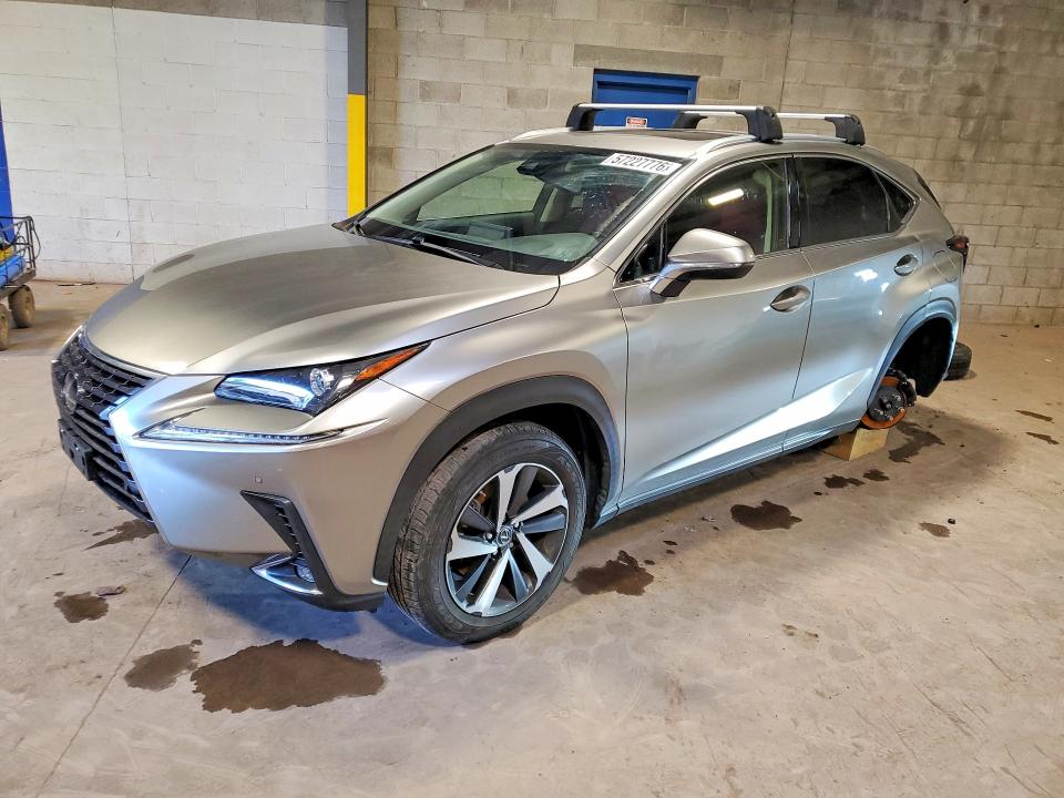 2021 Lexus Nx VIN JTJGARDZ3M2239798 COPART salvage auction — REAR END, Nj - Cert Of Title-Salvage, sold $14,000 on 2026-07-08 (photo 1)