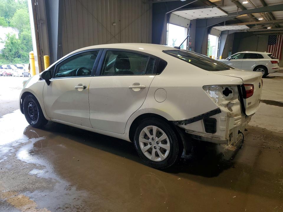 2016 Kia Rio VIN KNADM4A35G6562857 COPART salvage auction — REAR END, Pa - Certificate Of Salvage, sold $1,050 on 2026-07-08 (photo 2)