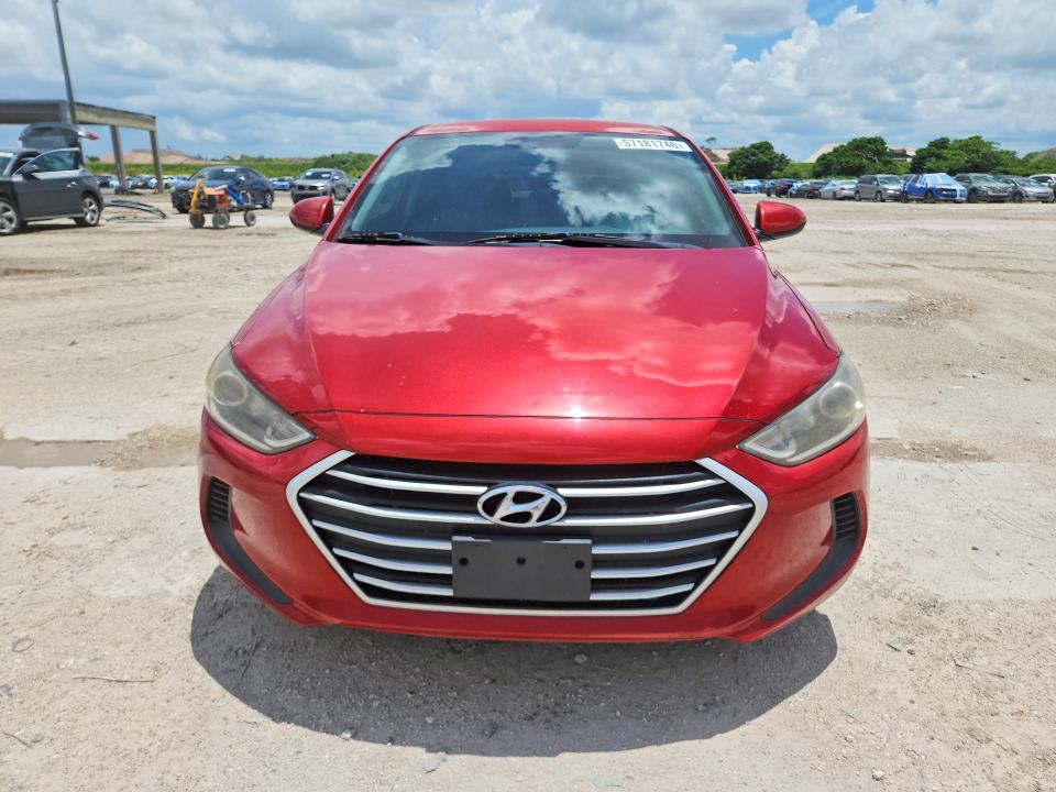 2018 Hyundai Elantra VIN 5NPD74LFXJH294676 COPART salvage auction — REAR END, Fl - Cert Of Ttl-Rebuilt&Slvg Rbld, sold $2,150 on 2026-07-02 (photo 5)