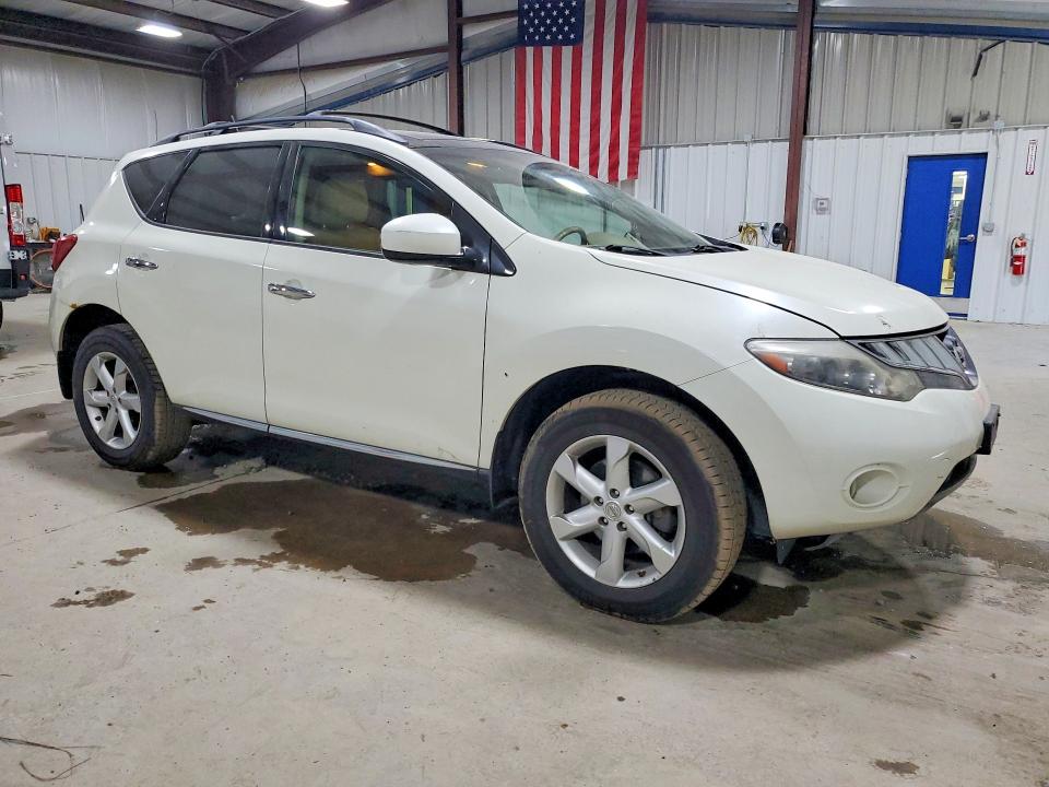 2010 Nissan Murano VIN JN8AZ1MW3AW133322 COPART salvage auction — SIDE, PA - CERTIFICATE OF SALVAGE, sold $450 on 2026-07-15 (photo 4)