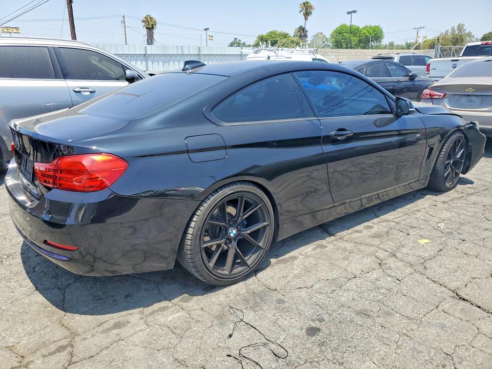 2014 BMW 4er VIN WBA3N7C55EF719065 COPART salvage auction — FRONT END, Ca - Salvage Certificate, sold $1,450 on 2026-07-02 (photo 3)