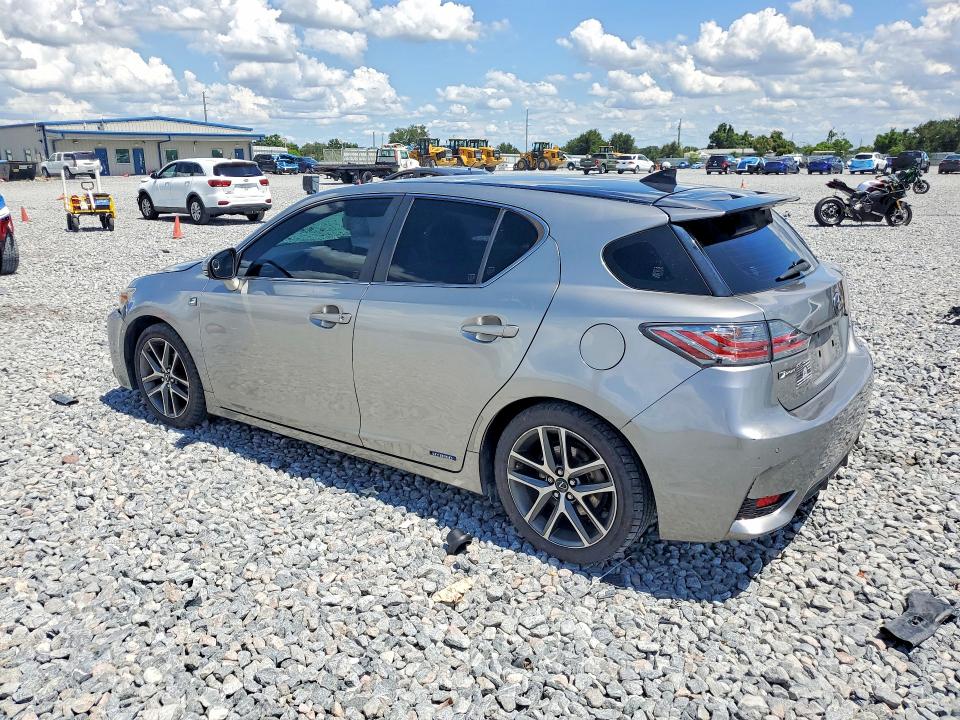 2017 Lexus Ct VIN JTHKD5BH0H2302044 COPART salvage auction — FRONT END, Fl - Cert Of Ttl-Rebuilt&Slvg Rbld, sold $4,600 on 2026-07-10 (photo 2)