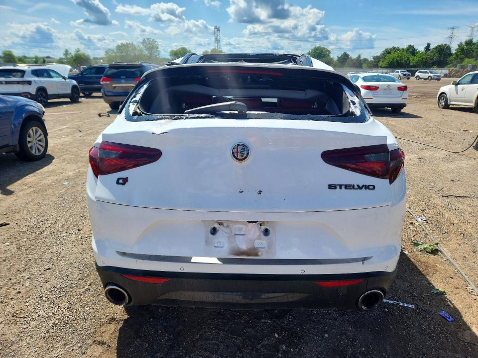 2021 Alfa romeo Stelvio VIN ZASPAKAN2M7D01892 COPART salvage auction — REAR END, Il - Salvage Certificate, sold $3,950 on 2026-08-25 (photo 6)