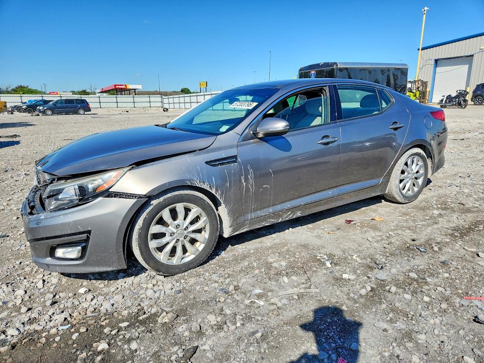 2015 Kia Optima VIN 5XXGN4A73FG352709 COPART salvage auction — FRONT END, IL - SALVAGE CERTIFICATE, sold $600 on 2026-07-27 (photo 1)