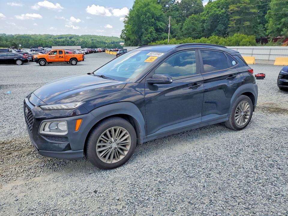 2019 Hyundai Kona VIN KM8K22AA7KU253801 COPART salvage auction — REAR END, Nc - Salvage Certificate Of Title, sold $3,600 on 2026-07-16 (photo 1)