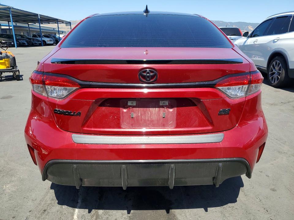 2025 Toyota Corolla VIN 5YFS4MCE4SP250586 COPART salvage auction — UNDERCARRIAGE, Ca - Salvage Certificate, sold $375 on 2026-07-28 (photo 6)