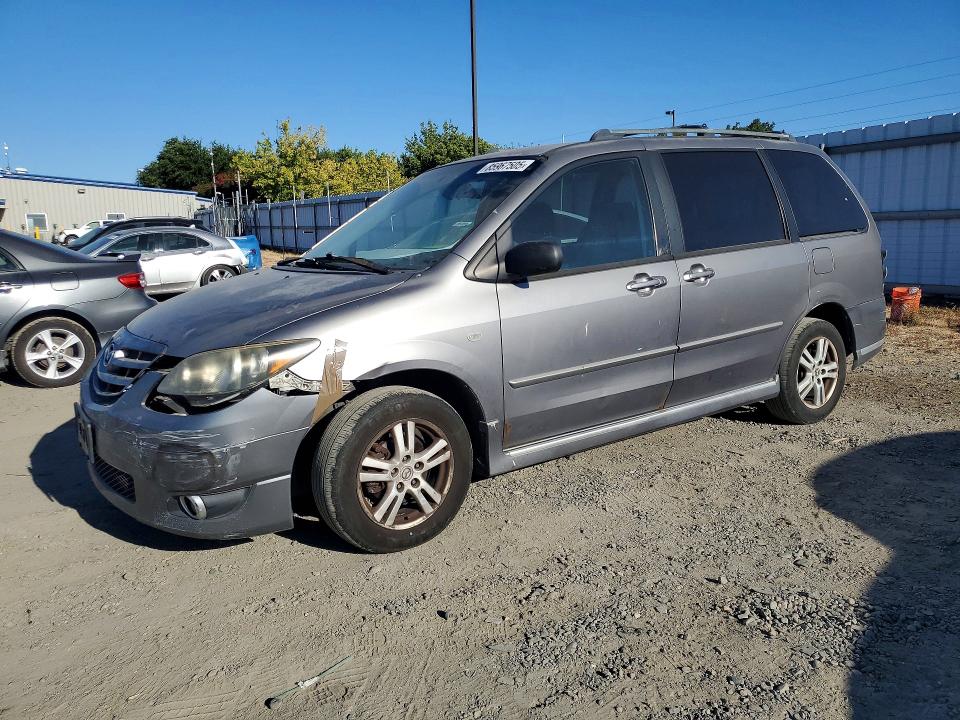 2005 Mazda Mpv VIN JM3LW28A350547816 COPART salvage auction — FRONT END, CA - SALVAGE CERTIFICATE, sold $150 on 2026-07-09 (photo 1)