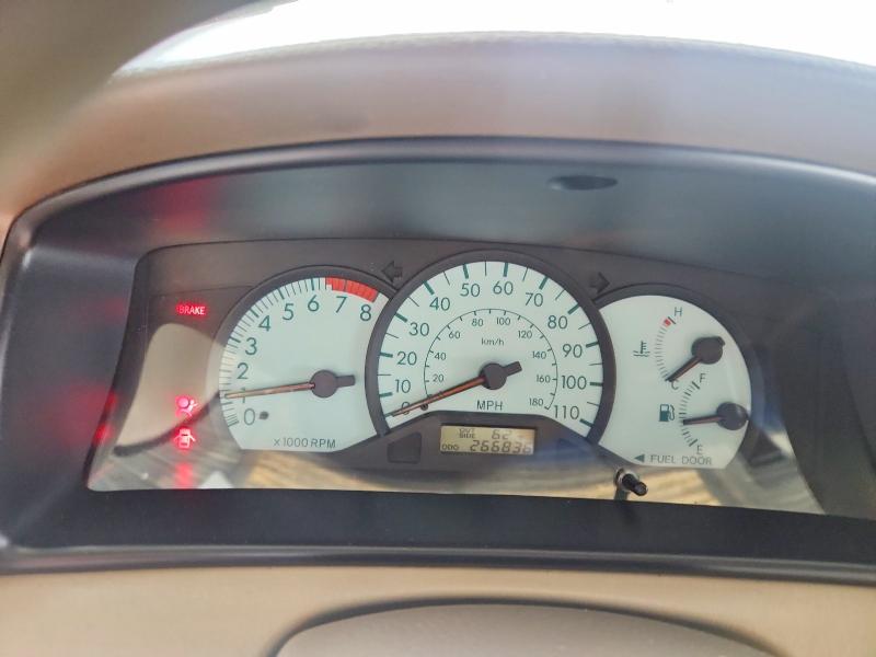 2003 Toyota Corolla VIN JTDBR32E630036062 COPART salvage auction — FRONT END, Ca - Salvage Certificate, sold $400 on 2026-07-09 (photo 9)