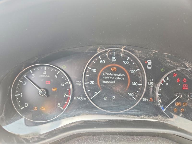 2022 Mazda 3 VIN JM1BPACL8N1507519 COPART salvage auction — FRONT END, Tx - Salvage Vehicle Title, sold $3,200 on 2026-07-23 (photo 9)