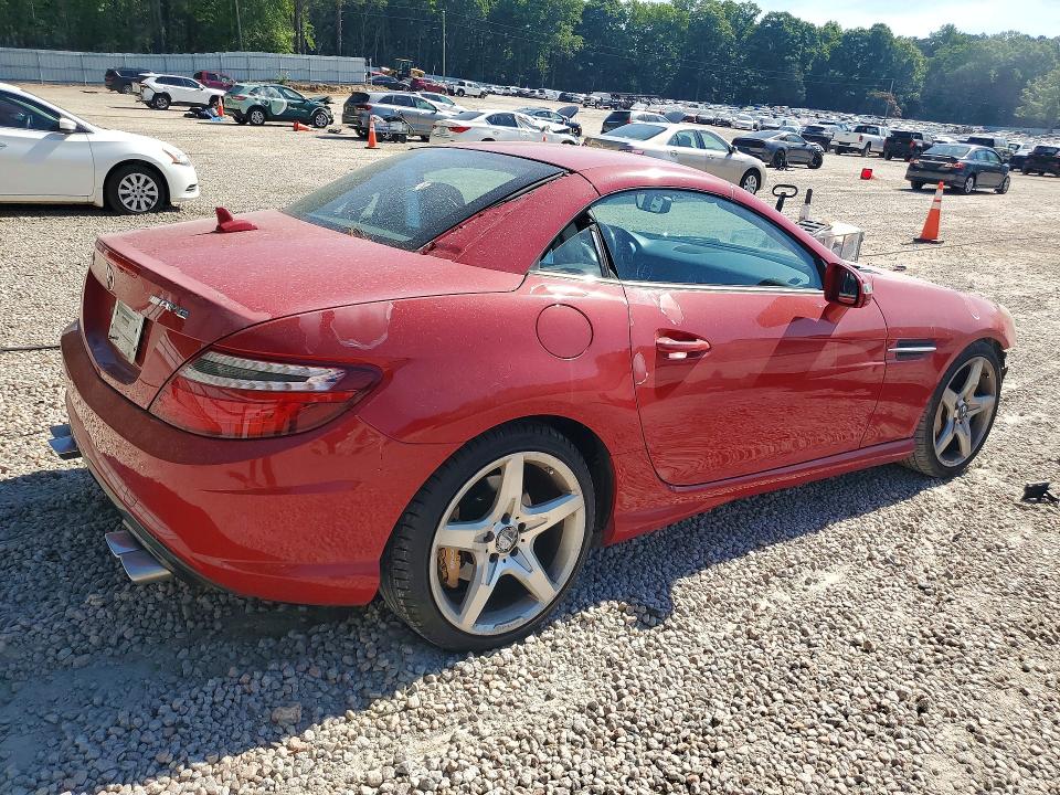 2012 Mercedes-benz Slk-klasse VIN WDDPK5HA9CF006339 COPART salvage auction — FRONT END, Nc - Salvage Certificate Of Title, sold $1,800 on 2026-07-31 (photo 3)