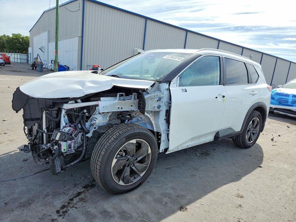 2024 Nissan Rogue VIN JN8BT3BA3RW351376 COPART salvage auction — FRONT END, Fl - Cert Of Title Slvg Rebuildable, sold $7,200 on 2026-07-27 (photo 1)
