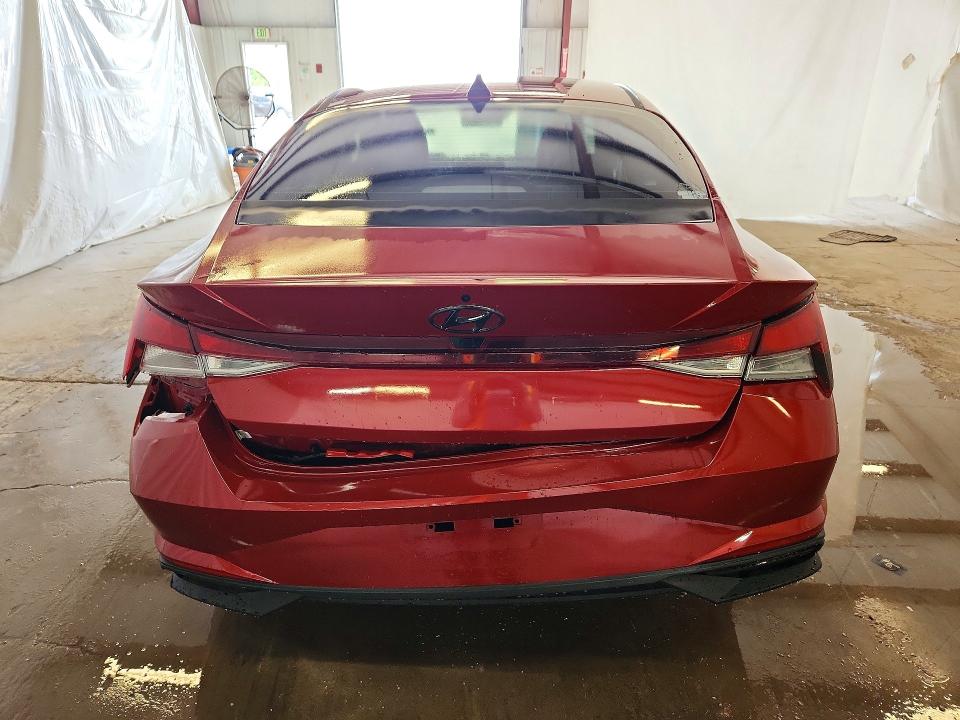 2022 Hyundai Elantra VIN KMHLS4AG4NU318399 COPART salvage auction — FRONT END, TX - CERT OF TITLE-REBUILT SALVAGE, sold $2,650 on 2026-07-09 (photo 6)