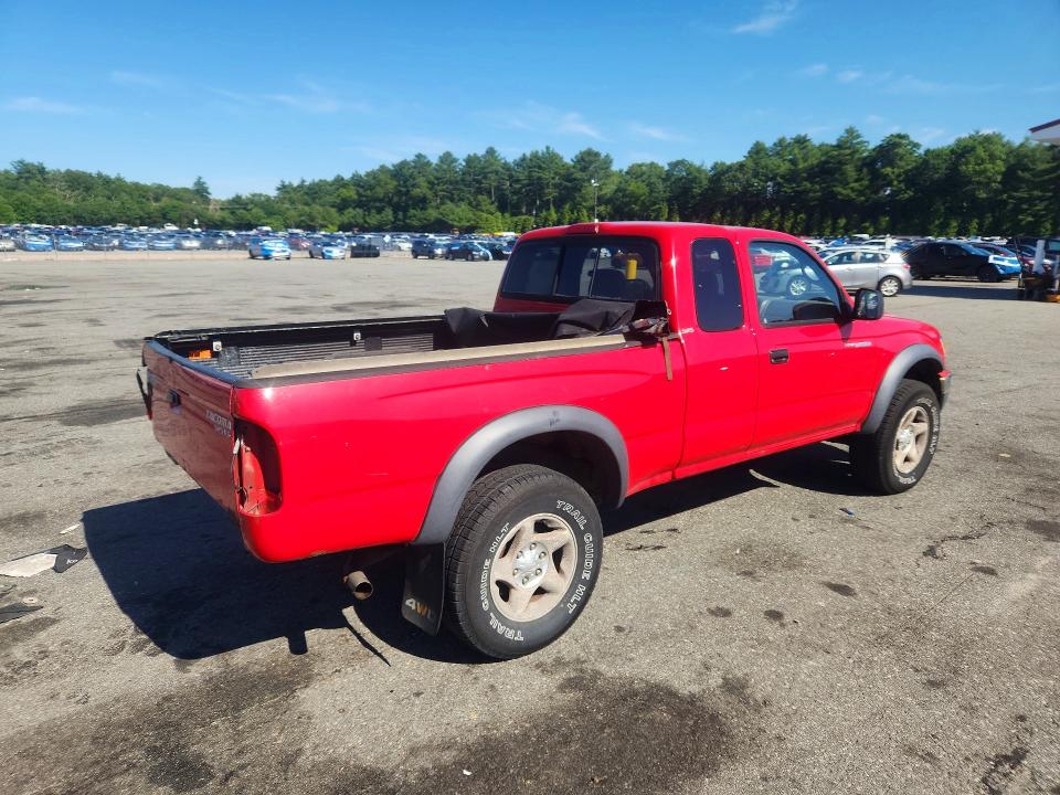 2003 Toyota Tacoma VIN 5TEWN72N83Z158751 COPART salvage auction — REAR END, RI - SALVAGE CERTIFICATE OF TITLE, sold $1,800 on 2026-07-28 (photo 3)