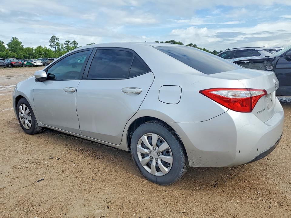 2016 Toyota Corolla VIN 5YFBURHE4GP501863 COPART salvage auction — REAR END, Tx - Salvage Vehicle Title, sold $2,850 on 2026-07-31 (photo 2)