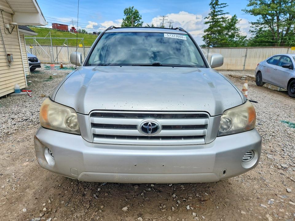 2005 Toyota Highlander VIN JTEDP21A350064598 COPART salvage auction — FRONT END, Oh - Certificate Of Title, sold $1,350 on 2026-07-15 (photo 5)