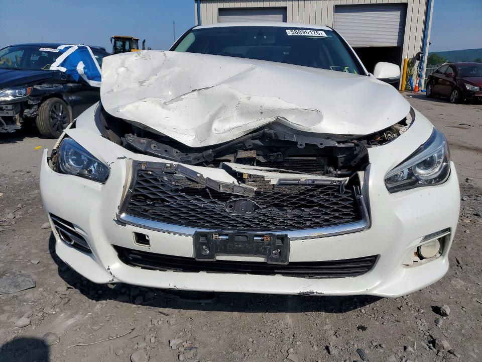 2015 Infiniti Q50 VIN JN1BV7AR1FM418636 COPART salvage auction — FRONT END, Pa - Certificate Of Salvage, sold $2,700 on 2026-07-15 (photo 5)