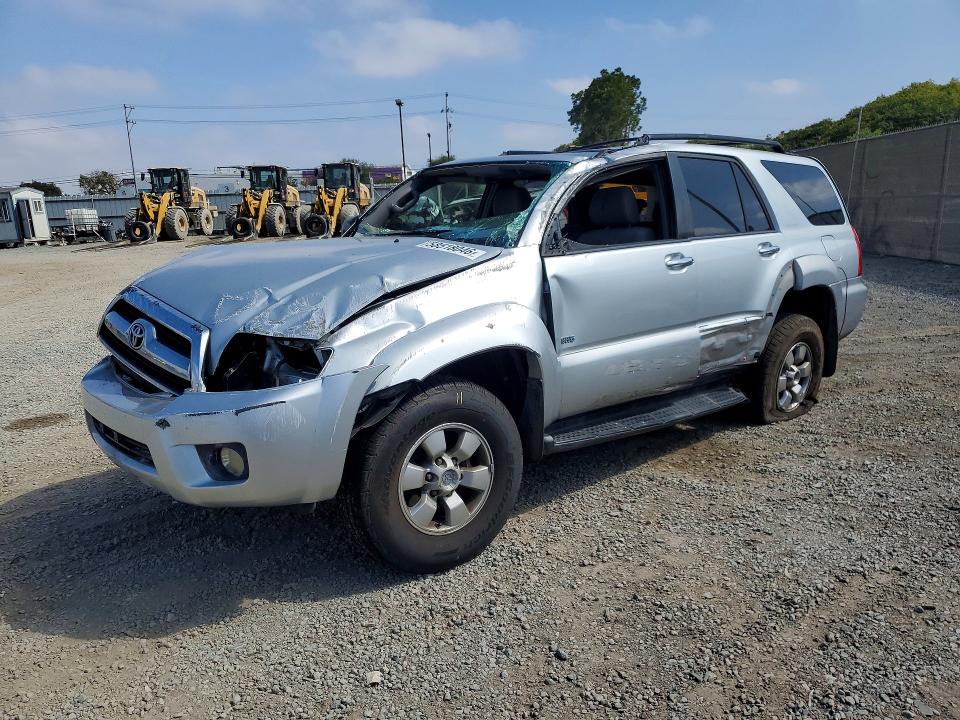 2007 Toyota 4runner VIN JTEZU14R970085551 COPART salvage auction — ROLLOVER, Ca - Salvage Certificate, sold $2,450 on 2026-07-31 (photo 1)