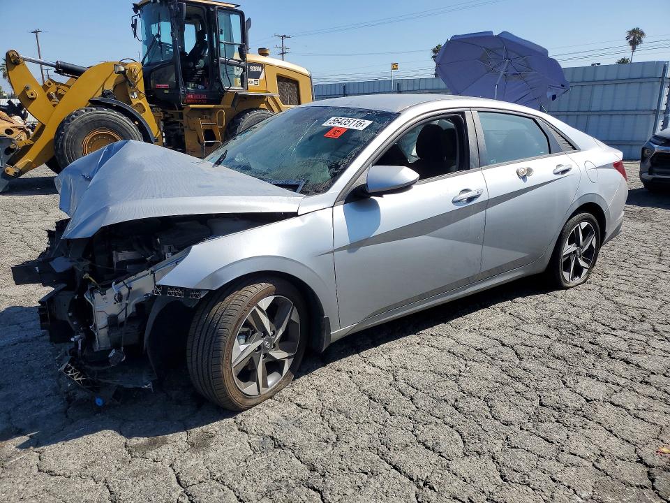 2023 Hyundai Elantra VIN 5NPLS4AG2PH101869 COPART salvage auction — FRONT END, Ca - Dis/Dlr/Exp Only Clean Title, sold $2,450 on 2026-07-02 (photo 1)