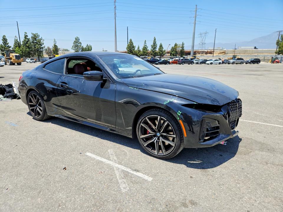 2022 BMW M4 VIN WBA83AP01NCK03374 COPART salvage auction — FRONT END, Ca - Salvage Certificate, sold $16,400 on 2026-08-27 (photo 4)
