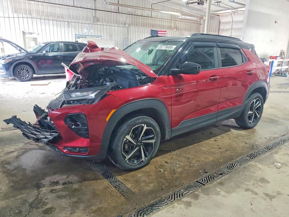 2021 Chevrolet Trailblazer VIN KL79MUSL1MB082001 COPART salvage auction — FRONT END, Pa - Certificate Of Salvage, sold $1,400 on 2026-07-06 (photo 1)