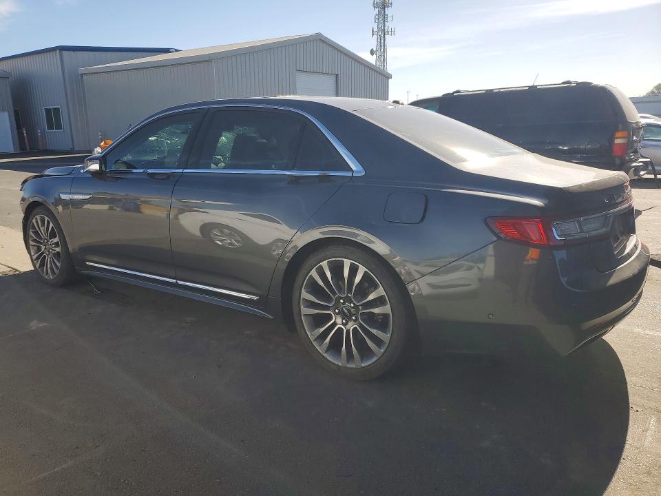 2017 Lincoln Continental VIN 1LN6L9NC8H5614653 COPART salvage auction — FRONT END, Ca - Salvage Certificate, sold $1,100 on 2026-07-09 (photo 2)
