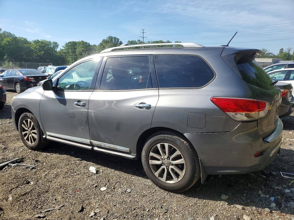 2015 Nissan Pathfinder VIN 5N1AR2MM6FC612855 COPART salvage auction — SIDE, MD - CERT OF SALVAGE > 75% DAMAGE, sold $1,500 on 2026-07-02 (photo 2)