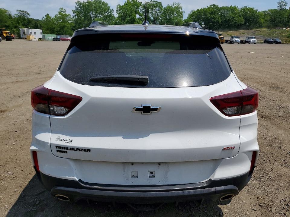 2023 Chevrolet Trailblazer VIN KL79MUSL7PB115815 COPART salvage auction — FRONT END, Ny - Mv-907A Salvage Certificate, sold $3,000 on 2026-07-14 (photo 6)